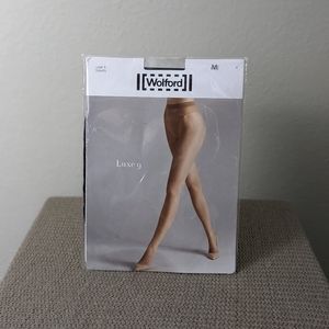Wolford luxe 9 Black Medium Stockings
